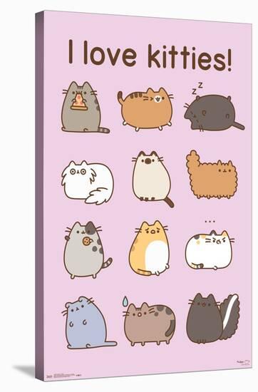 Pusheen - Kitties-Trends International-Stretched Canvas