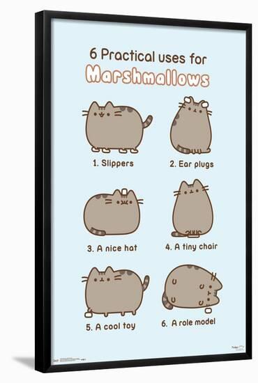 Pusheen - Marshmallow-Trends International-Framed Poster