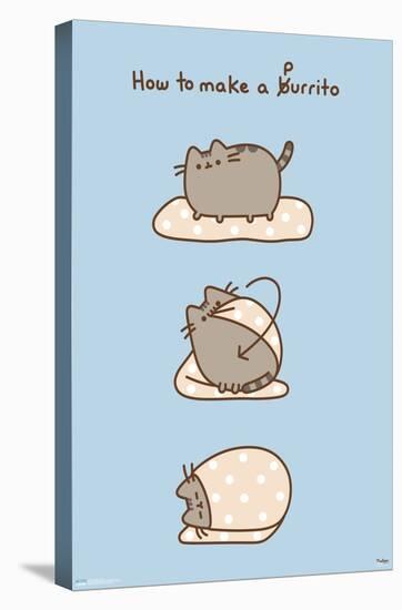 Pusheen - Purrito-Trends International-Stretched Canvas