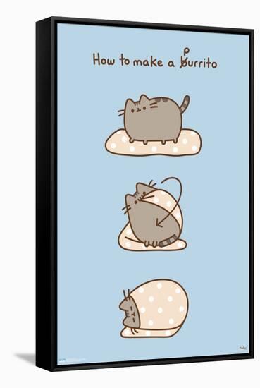 Pusheen - Purrito-Trends International-Framed Stretched Canvas