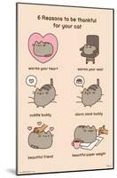 Pusheen - Thankful-Trends International-Mounted Poster