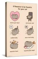 Pusheen - Thankful-Trends International-Stretched Canvas