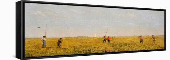 Pushing for Rail, 1874-Thomas Cowperthwait Eakins-Framed Stretched Canvas