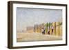 Pushing in the Poles, circa 1882-Georges Pierre Seurat-Framed Giclee Print