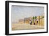 Pushing in the Poles, circa 1882-Georges Pierre Seurat-Framed Giclee Print