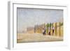 Pushing in the Poles, circa 1882-Georges Pierre Seurat-Framed Giclee Print