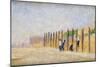 Pushing in the Poles, circa 1882-Georges Pierre Seurat-Mounted Giclee Print