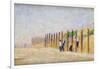 Pushing in the Poles, circa 1882-Georges Pierre Seurat-Framed Giclee Print