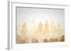 Pushing the Herd-Dan Ballard-Framed Photographic Print