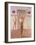 Pushing Weights with Two Arms Number 2, 1913-Eugene Jansson-Framed Giclee Print