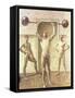 Pushing Weights with Two Arms, Number 3, 1914-Eugene Jansson-Framed Stretched Canvas