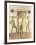 Pushing Weights with Two Arms, Number 3, 1914-Eugene Jansson-Framed Giclee Print