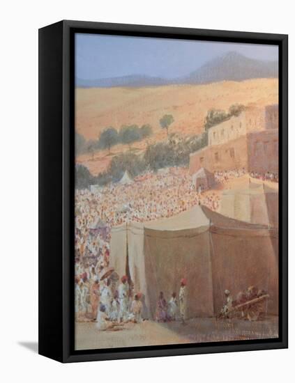 Pushkar Fair-Lincoln Seligman-Framed Stretched Canvas