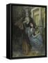 Pushkin and the Muse-Konstantin Alexeyevich Korovin-Framed Stretched Canvas