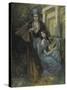 Pushkin and the Muse-Konstantin Alexeyevich Korovin-Stretched Canvas