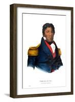 Pushmataha, a Choctaw warrior-Charles Bird King-Framed Giclee Print