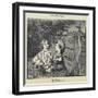 Puss and Robin-Lorens Frolich-Framed Giclee Print