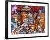 Puss Cafe-Bill Bell-Framed Giclee Print