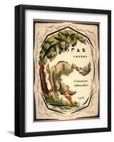 Puss in Boots, Cover page of the Russian Translation-null-Framed Giclee Print