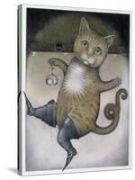 Puss in Boots Doing a Somersault-Wayne Anderson-Stretched Canvas