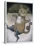 Puss in Boots Doing a Somersault-Wayne Anderson-Stretched Canvas