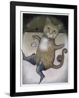 Puss in Boots Doing a Somersault-Wayne Anderson-Framed Giclee Print