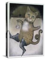 Puss in Boots Doing a Somersault-Wayne Anderson-Stretched Canvas