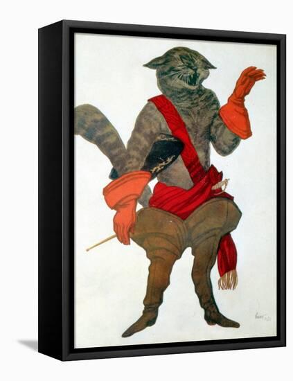 Puss in Boots, from Sleeping Beauty, 1921-Leon Bakst-Framed Stretched Canvas