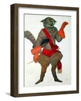 Puss in Boots, from Sleeping Beauty, 1921-Leon Bakst-Framed Giclee Print