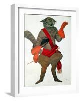 Puss in Boots, from Sleeping Beauty, 1921-Leon Bakst-Framed Giclee Print