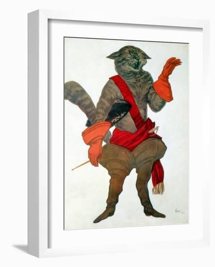 Puss in Boots, from Sleeping Beauty, 1921-Leon Bakst-Framed Giclee Print