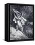 Puss in Boots, Illustration-Gustave Doré-Framed Stretched Canvas