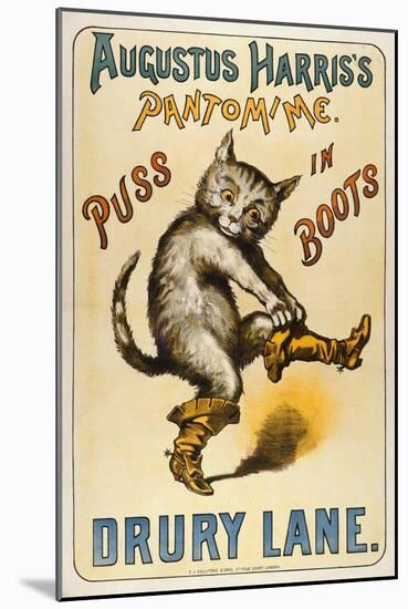 Puss in Boots-null-Mounted Giclee Print