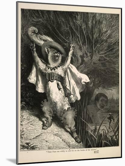 Puss in Boots-Gustave Doré-Mounted Giclee Print