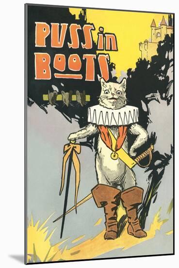 Puss in Boots-null-Mounted Art Print