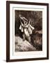 Puss in Boots-Gustave Dore-Framed Giclee Print
