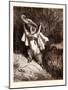 Puss in Boots-Gustave Dore-Mounted Giclee Print