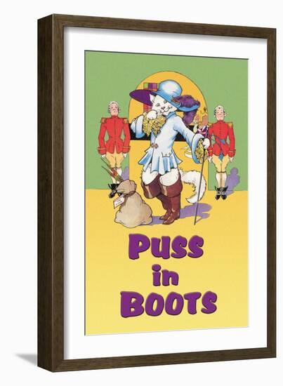 Puss in Boots-null-Framed Art Print