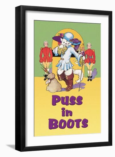 Puss in Boots-null-Framed Art Print