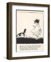 Pussy Cat, Pussy Cat-Arthur Rackham-Framed Photographic Print