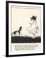 Pussy Cat, Pussy Cat-Arthur Rackham-Framed Photographic Print