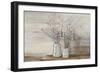 Pussy Willow Still Life with Designs-Julia Purinton-Framed Art Print