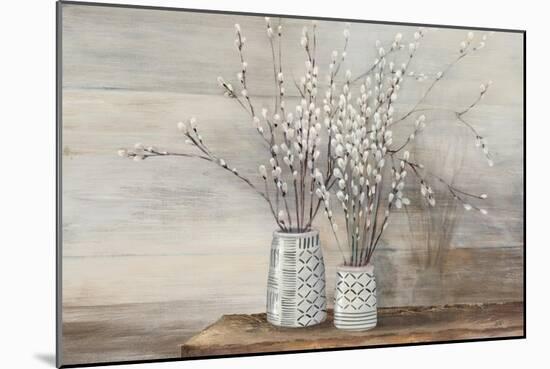 Pussy Willow Still Life with Designs-Julia Purinton-Mounted Art Print