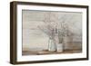 Pussy Willow Still Life with Designs-Julia Purinton-Framed Premium Giclee Print