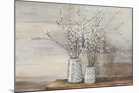 Pussy Willow Still Life with Designs-Julia Purinton-Mounted Art Print