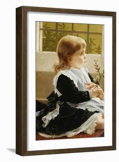 Pussy Willow-George Dunlop Leslie-Framed Giclee Print