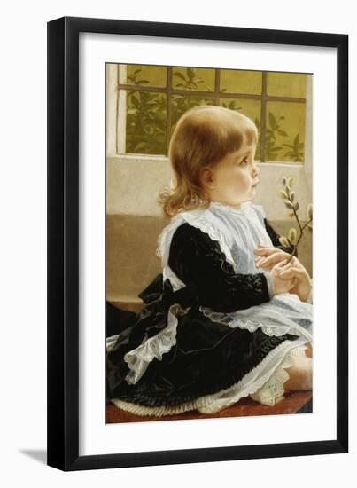 Pussy Willow-George Dunlop Leslie-Framed Giclee Print