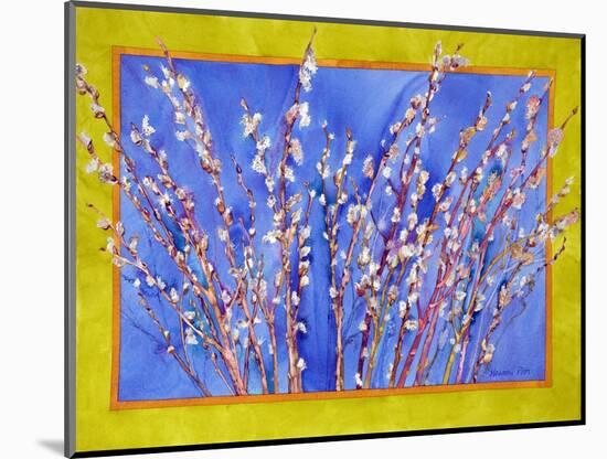 Pussy Willows-Sharon Pitts-Mounted Giclee Print