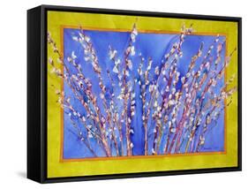 Pussy Willows-Sharon Pitts-Framed Stretched Canvas