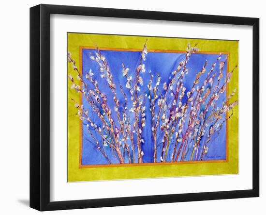 Pussy Willows-Sharon Pitts-Framed Giclee Print